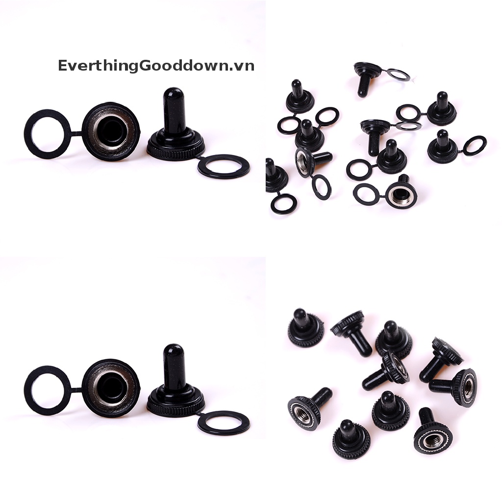 10 Công Tắc Cao Su Đường Kính 12mm Chống Thấm Nước Tiện Dụng