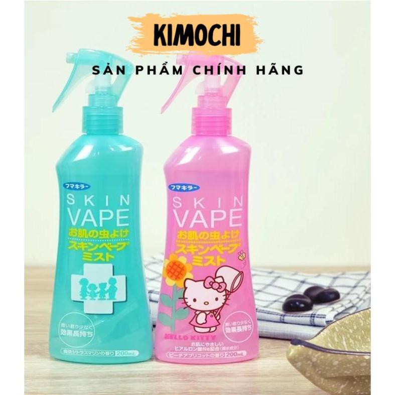 XỊT CHỐNG MUỖI ♥𝑭𝑹𝑬𝑬𝑺𝑯𝑰𝑷♥ XỊT CHỐNG MUỖI SKIN VAPE Nhật Bản (200ml)