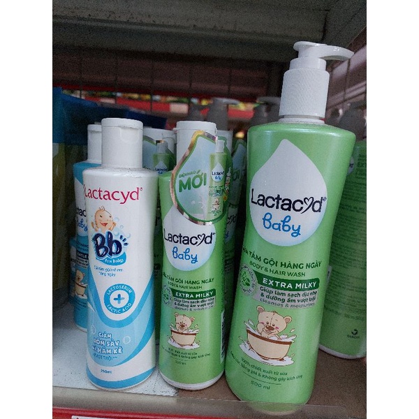 Sữa tắm Lactacyd Milky 250ml và 500ml