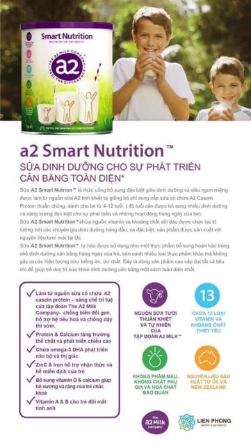 Sữa Bột a2 Smart Nutrition