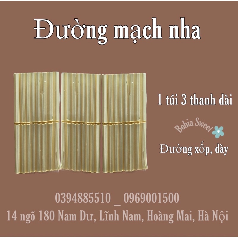 ĐƯỜNG BÒ BÍA (1 TÚI 3 THANH DÀI)