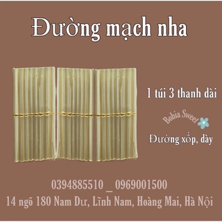 ĐƯỜNG BÒ BÍA (1 TÚI 3 THANH DÀI) Mua từ 6 túi hoặc mua ghép đơn