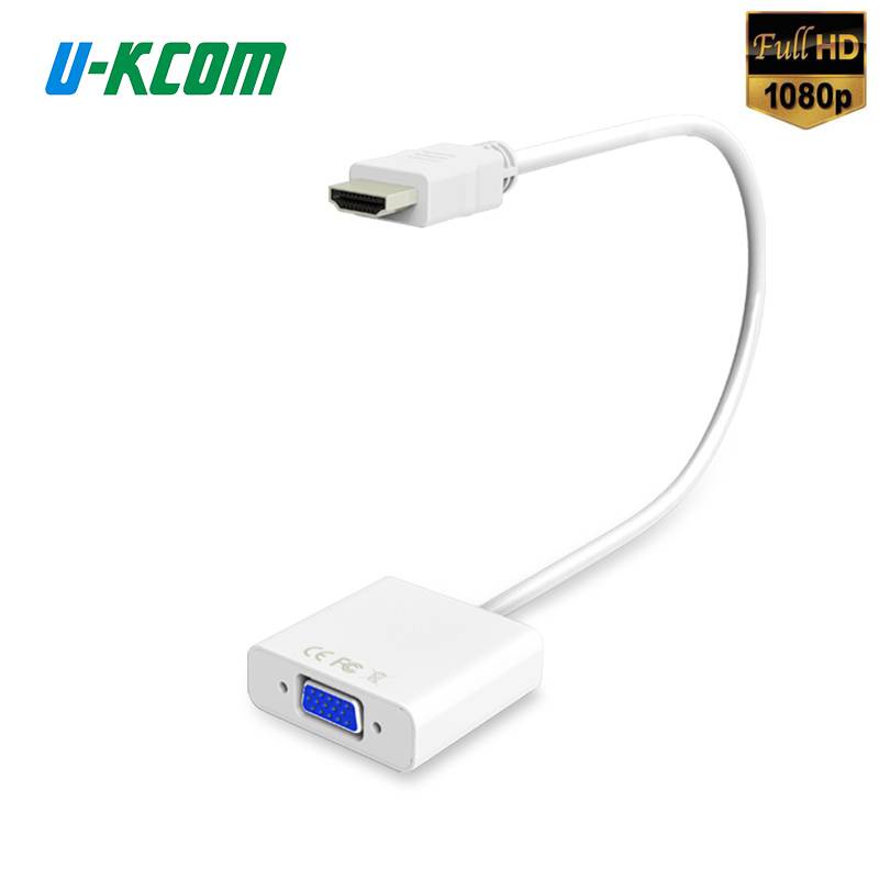 Cáp chuyển đổi U-Kcom HDMI 1080P sang VGA HDMI cho máy tính TV