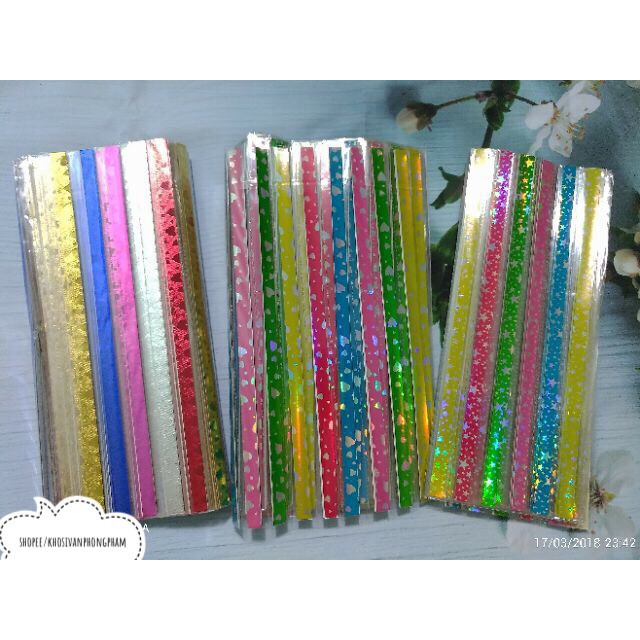 1 tập 50 giấy gấp Sao may mắn