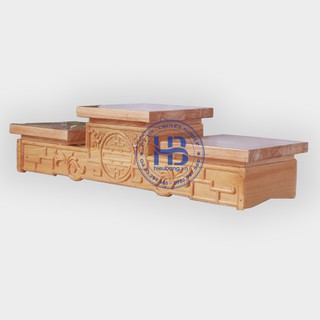 Đế tam cấp màu sáng 16cm