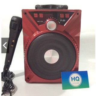 LOA BLUETOOTH P88 1 mic dây 20w