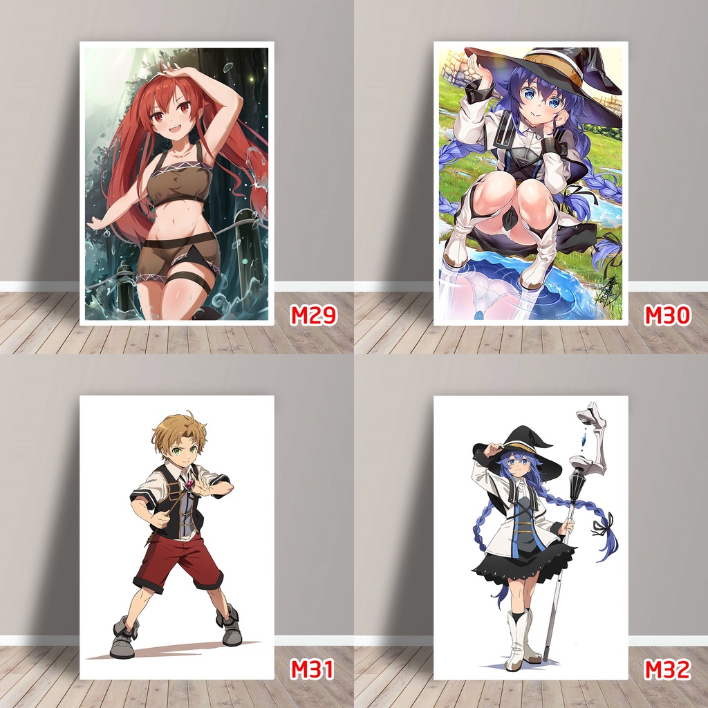 Tấm Postcard Cao Cấp Anime Mushoku Tensei