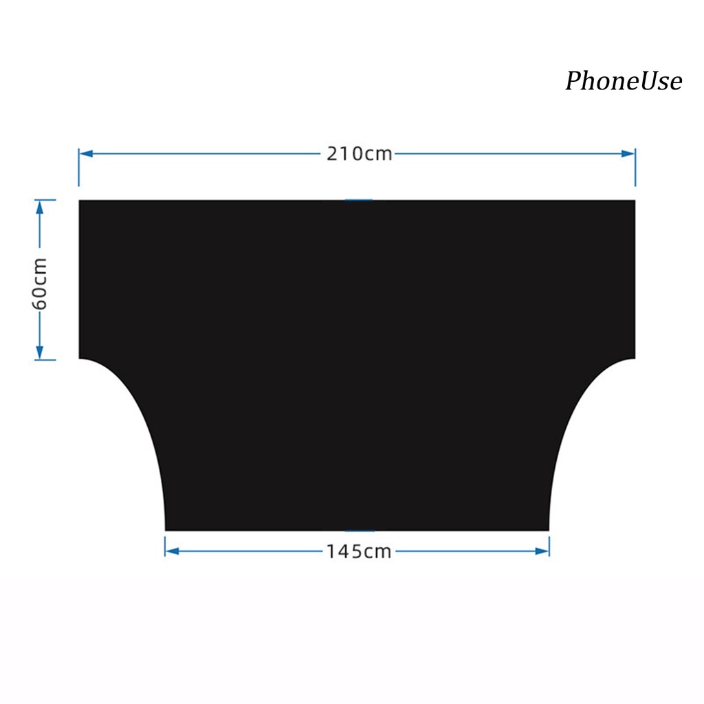 Bạt che nắng mưa bằng polyester từ tính gấp gọn tiện dụng cho xe hơi