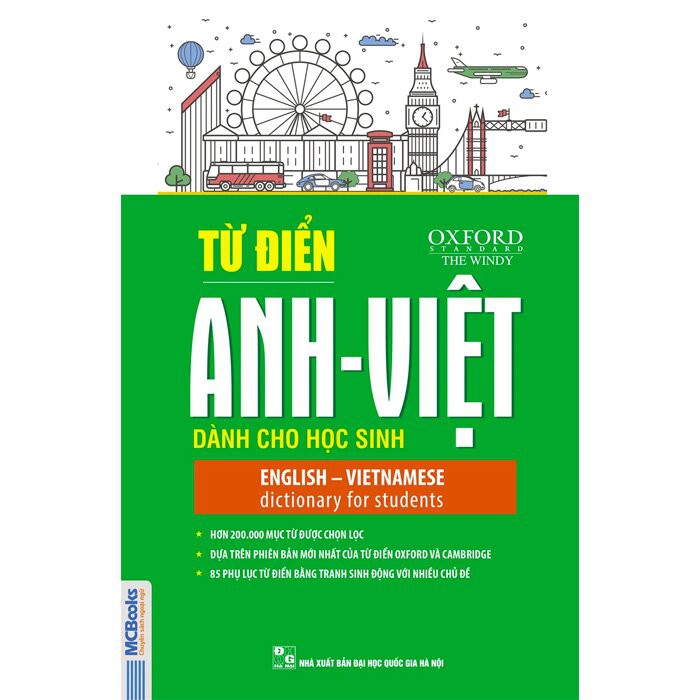 Sách - Từ điển Anh Việt dành cho học sinh - TB 2020 - MCBooks