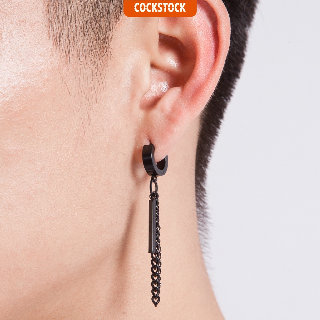 Khuyên tai Ring Chain Stick Earring CockStock