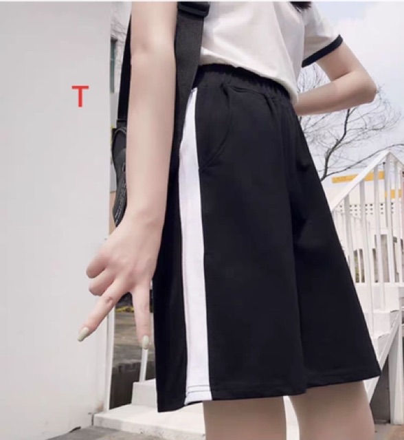Quần lửng 1 sọc cotton TTH643