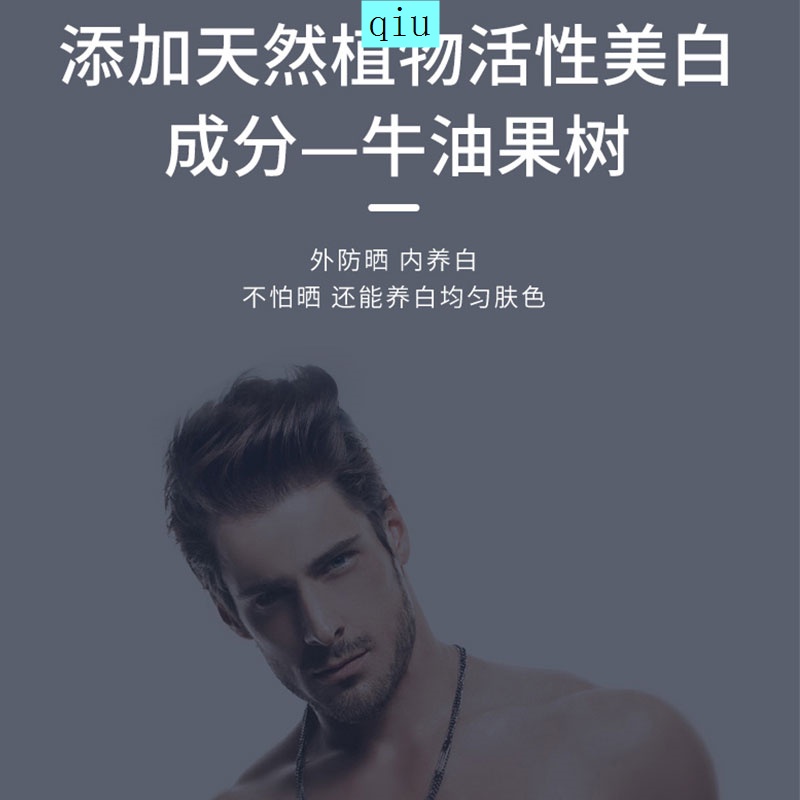 Xịt chống nắng/tia Uv màu đen phong cách quân đội dành cho nam giới | BigBuy360 - bigbuy360.vn