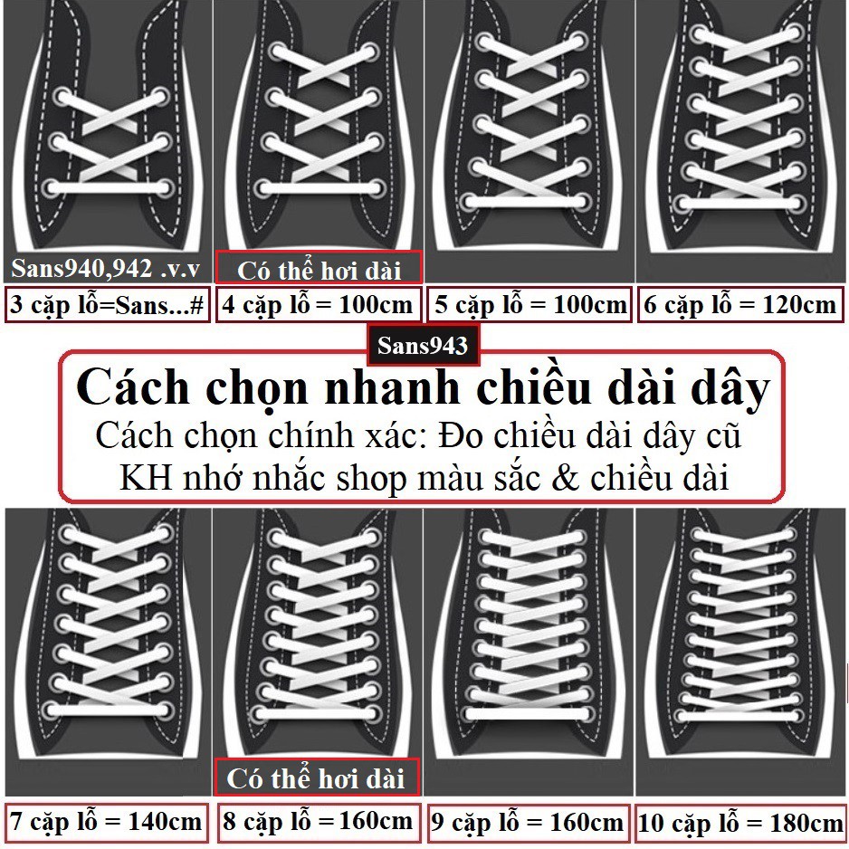 Dây giày dạ quang phản quang bản tròn Sans943 buộc giầy cao cổ boot thể thao cột sneaker nam nữ dài 1m 1m2 1m4 1m6 1m8