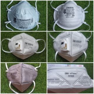 Khẩu trang 3M tái sử dụng nhiều lần 8112 có van thở N90 ngang 9001V thua 9501VT N95 50 hộp lớp 3 4 5 y tế ytế KF94