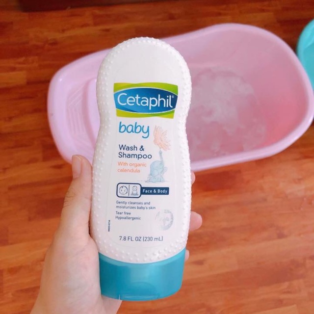 tắm gội cetaphil baby mỹ