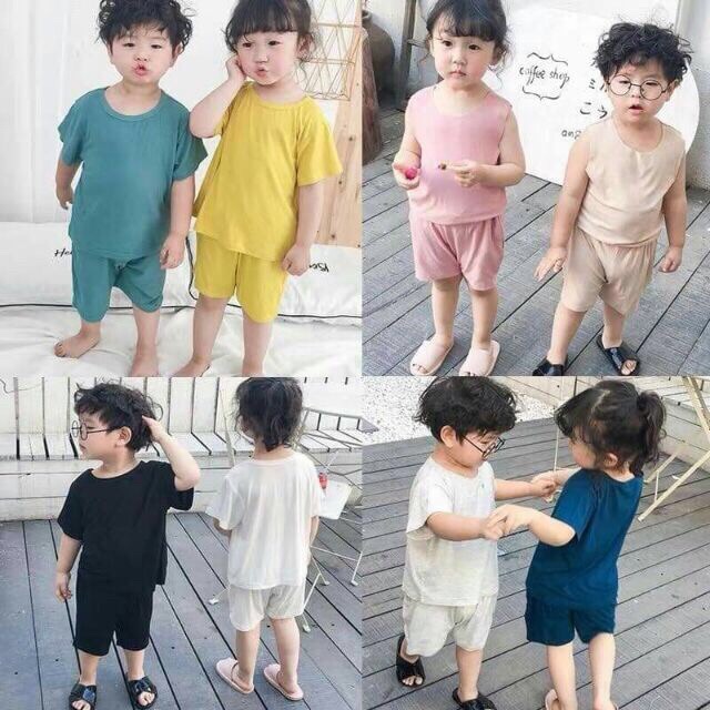 [TOP 1 BÁN CHẠY] Bộ Minky Mom cho bé, cotton thun lạnh SIÊU MÁT - HÀNG LOẠI 1 quần áo trẻ em ngắn tay