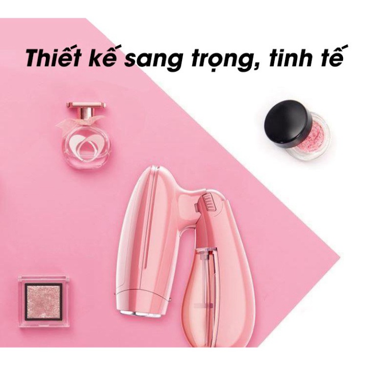 Bàn là hơi nước cầm tay gấp gọn Sokany 1500W - Bàn ủi hơi nước đứng thế hệ mới ủi mạnh, siêu phăng, giữ nước cho quần áo