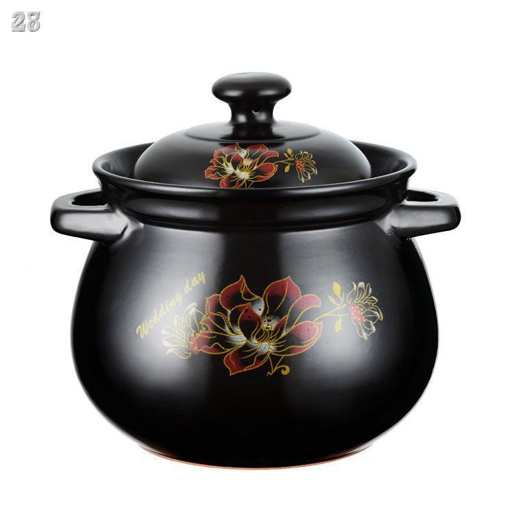 ✢28Nồi hầm siêu lớn dung tích 9500ML-1700ML nhiệt độ cao ngọn lửa mở trực tiếp nấu súp bằng sứ
