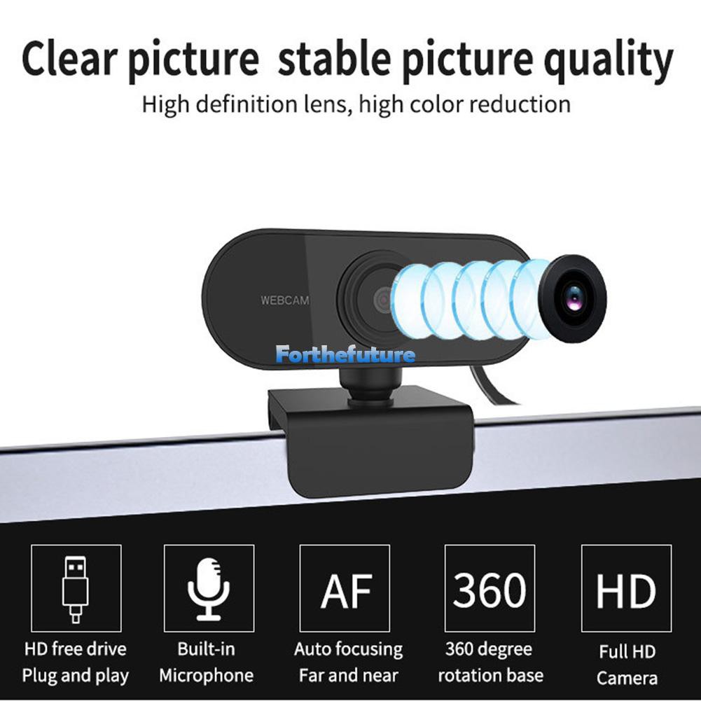 Webcam Fhd 1080p Usb Kèm Mic Cho Máy Tính Để Bàn | BigBuy360 - bigbuy360.vn