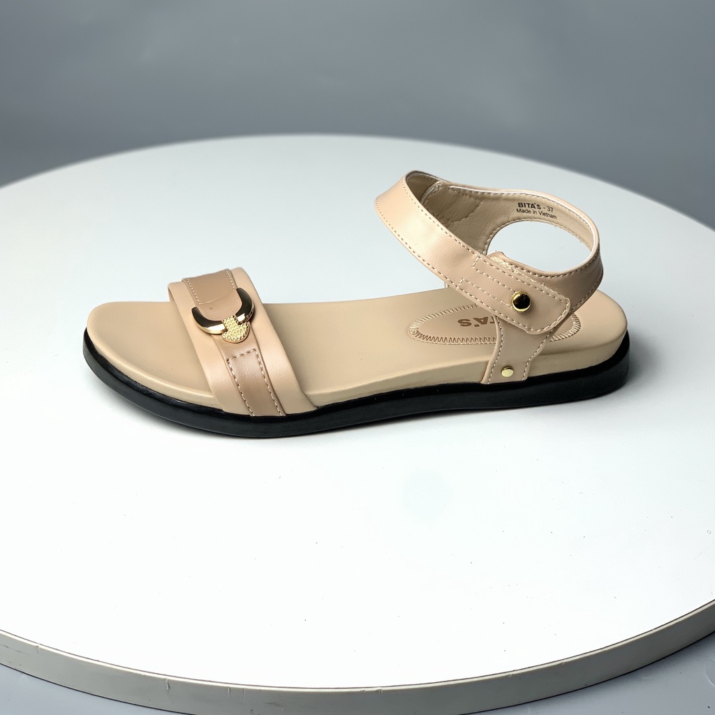 Sandal nữ BITAS ❤️FREESHIP❤️ Dép quai hậu nữ đế bằng siêu nhẹ, quai cách điệu SYN260
