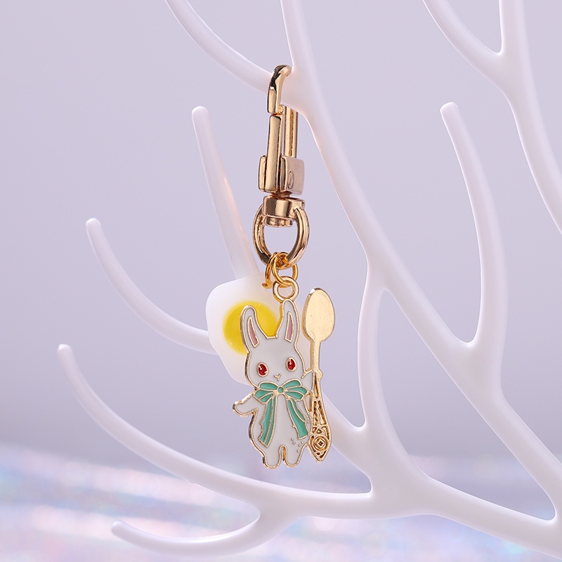 Móc khóa QIHE JEWELRY 2 mẫu hoạt hình tùy chọn đáng yêu