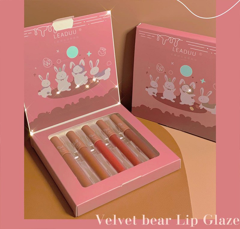 (Hàng Mới Về) Set 5 Son Kem Lì Mịn Mượt Như Nhung Và Lên Màu Đẹp Dễ Thương Cho Nữ | BigBuy360 - bigbuy360.vn