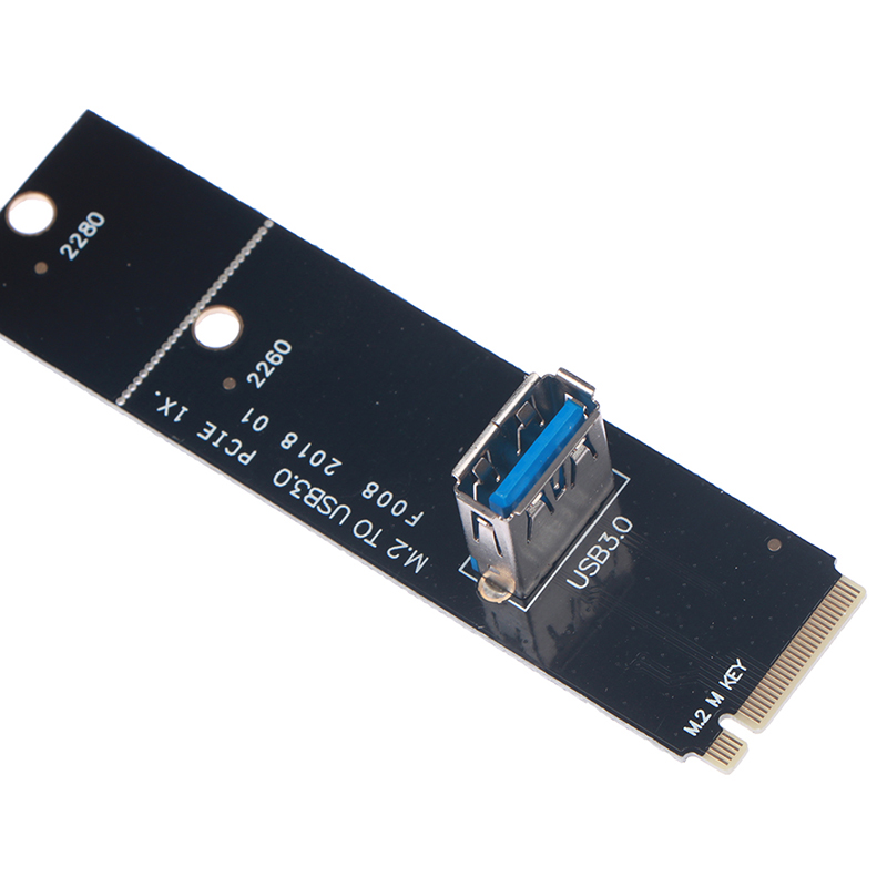FAVN Bless M.2 To PCI-E Channel USB 3.0 Transfer PCI-E Riser Card Adapter For Mining Machin Glory