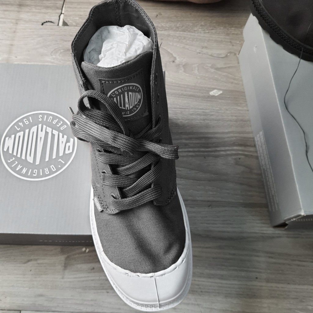 Thanh lý giày outlet chính hãng palladium màu xám cho nam | BigBuy360 - bigbuy360.vn