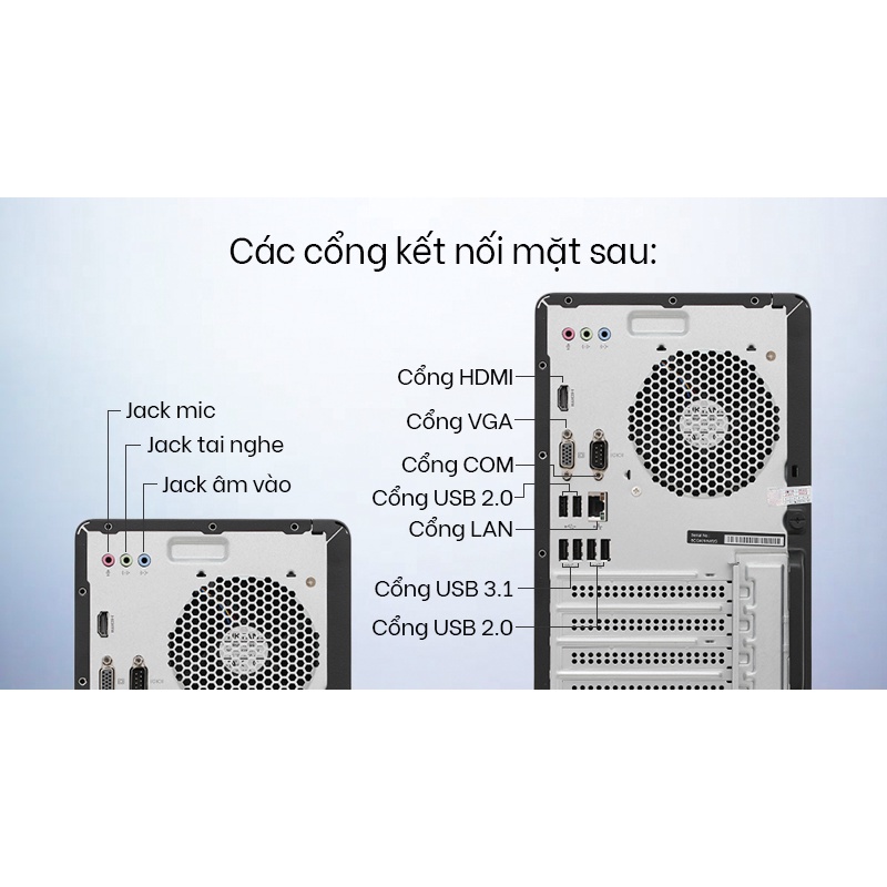 Máy tính để bàn HP Pavilion 390-0023D 4LZ15AA/ Pentium/ 4Gb/ 500Gb/ Windows 10