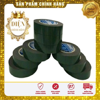 Băng keo 2 mặt có xốp xanh đen (Keo đen loại dai siêu dính) 2,4cm