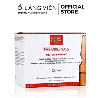 [1 HỘP 30 ống] Ampoule Chống Oxy Hoá, Phục Hồi, Điều Tiết Bã Nhờn MARTIDERM The Originals Proteos Liposome