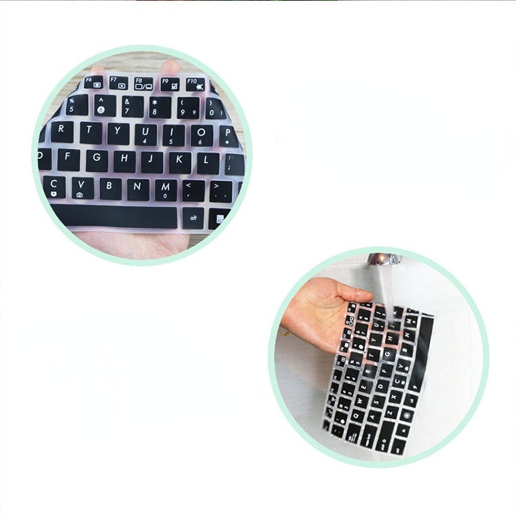 Miếng dán bàn phím bằng chất liệu silicon siêu mỏng bảo vệ cho Logitech K380