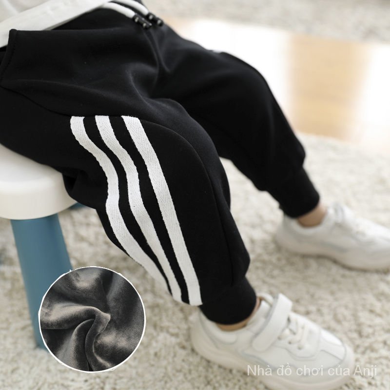 Winter Baby Boys Sports Pants A Thick Cashmere