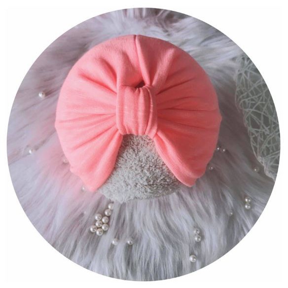 Nón turban cho bé freesize từ 5-12 ký (kèm tóc giả)