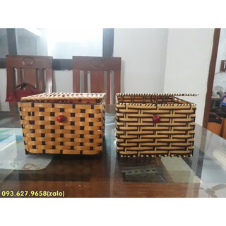 ống giấy đan mây