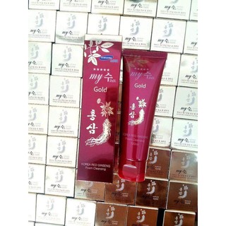 Sữa Rửa Mặt Hồng Sâm Đỏ My Gold Korea Red Ginseng‎- Hàng xách tay