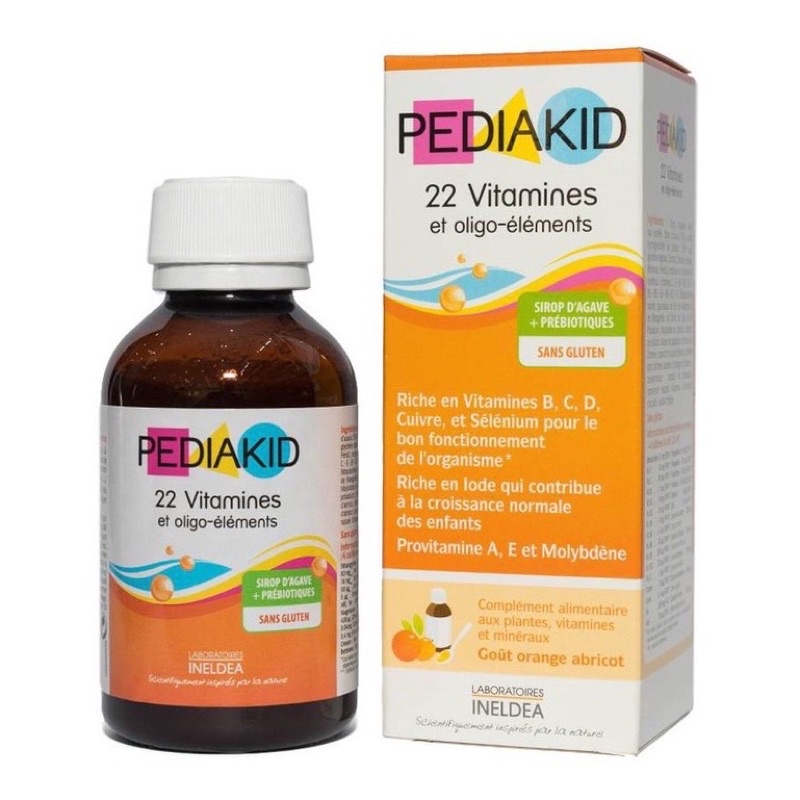 Pediakids cho bé (22 vitamin, sắt, ăn ngon Appetit, tăng đề kháng immune, ngủ ngon, omega 3)