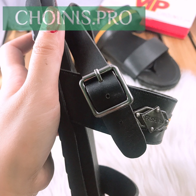 Dép da hai quai thế hệ mớiĐế cao su  Dép có quai hậu