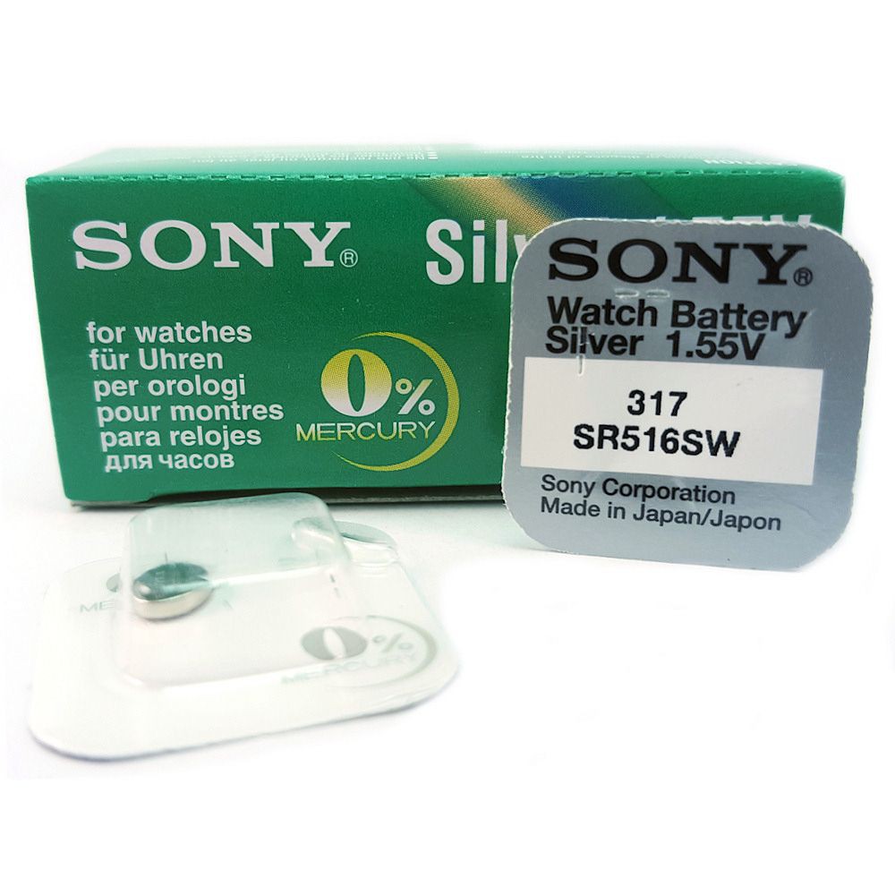 Pin Sony SR516SW - SR516 - 516 - 317 - Pin Đồng Hồ Đeo Tay Chính Hãng Giá Rẻ