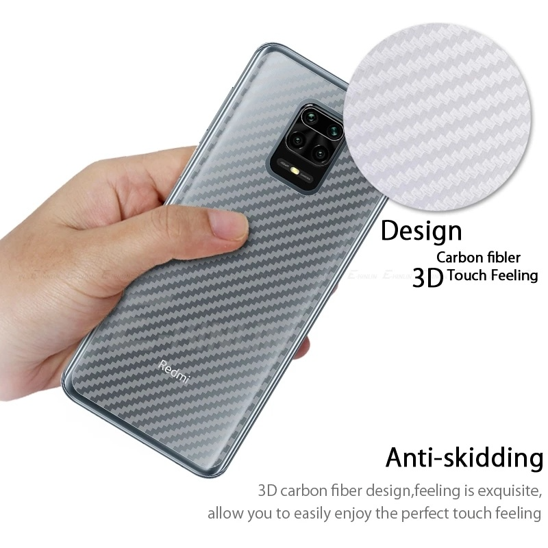Miếng Dán Sợi Carbon Bảo Vệ Mặt Lưng Cho Realme 9 8 7 6 5 Pro 9i 8i 7i 6i 5i C35 C25 C25S C21Y C21 C17 C15 C12 C11