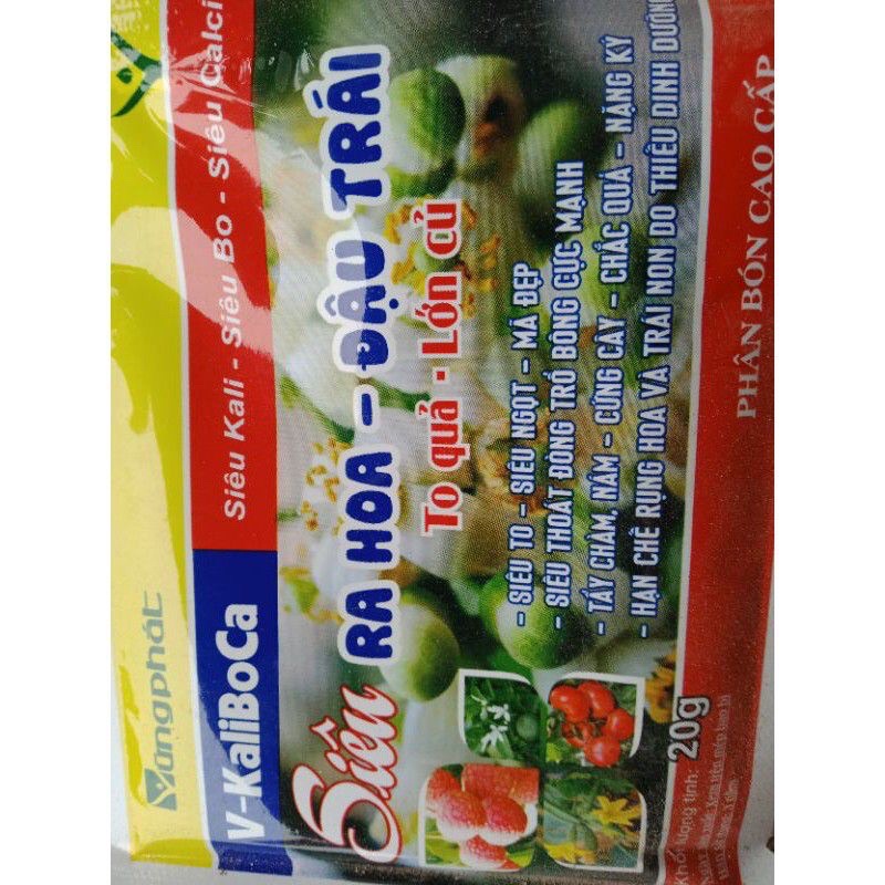 Siêu ra hoa đậu quả to quả~ lớn củ ~tạo ngọt tẩy chàm nám