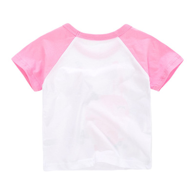 Áo thun cộc tay bé gái chính hãng LITTLE MAVEN - mẫu ATE074 ÁO TRẮNG IN HÌNH THỎ HAPPY BUNNY