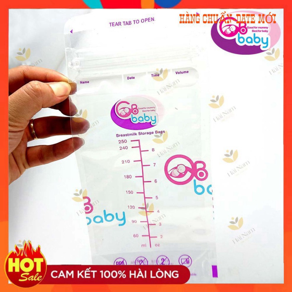 Hộp 50 túi trữ sữa GB Baby Hàn Quốc