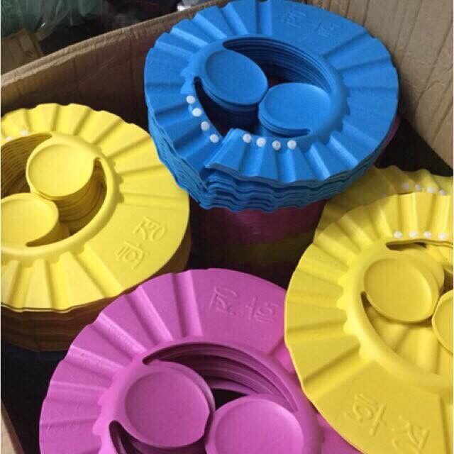 Mũ tắm che tai chắn nước cho bé, kiêm che nắng và cắt tóc 3 trong 1 - 2X MART