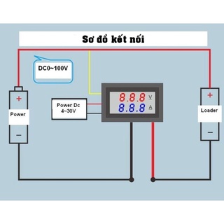 Module đo dòng và áp DC 0-100V 10A