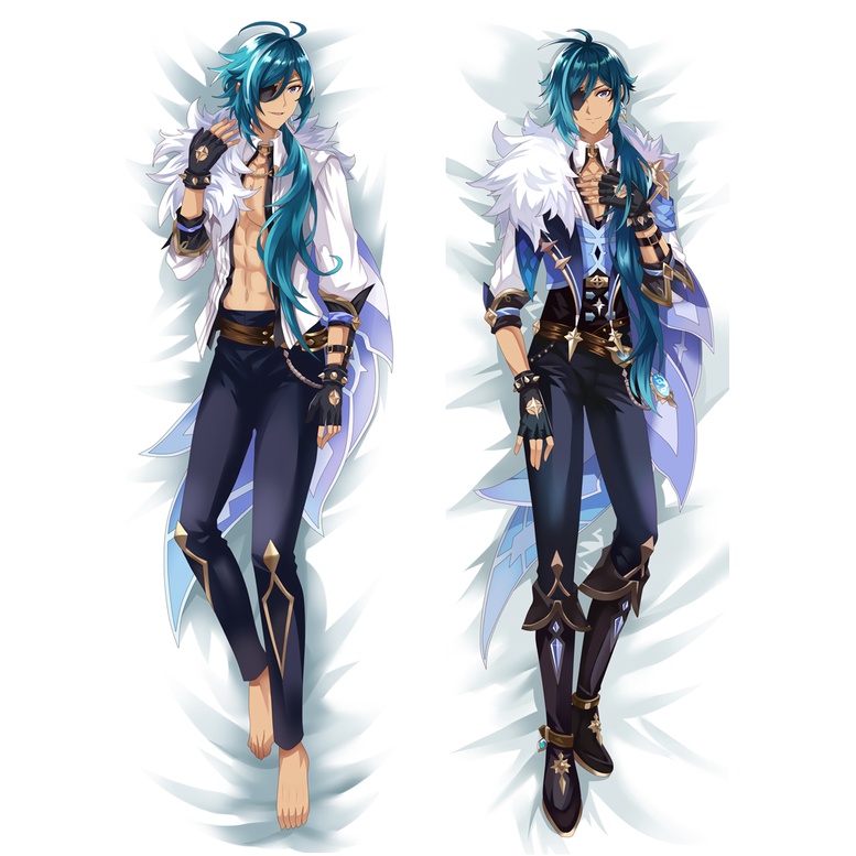 Vỏ Gối Hai Mặt In Hình Anime Genshin Impact Kaeya Alberich Dakimakura
