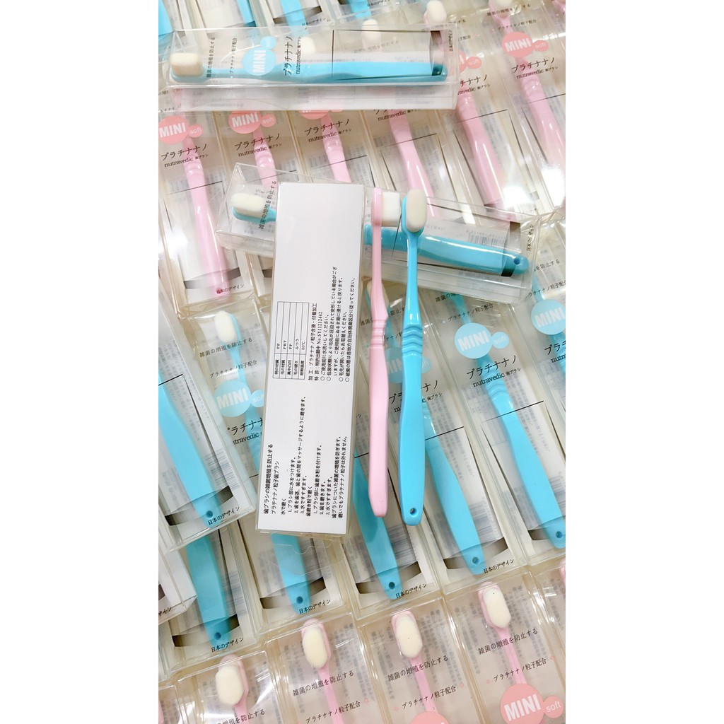 COMBO 2 CHIẾC BÀN CHẢI 2000 SỢI LÔNG TƠ SIÊU MẢNH NGƯỜI LỚN XUẤT NHẬT CAO CẤP