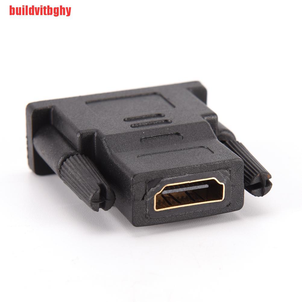 {buildvitbghy}Hot Sale DVI-D 24+1 Dual Link Male to HDMI Female Adapter Converter Connector OSE