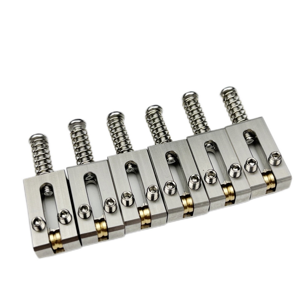 1 Bộ Cầu Ngựa Đàn Guitar Điện Bằng Thép Không Gỉ 10.5MM 10.8MM