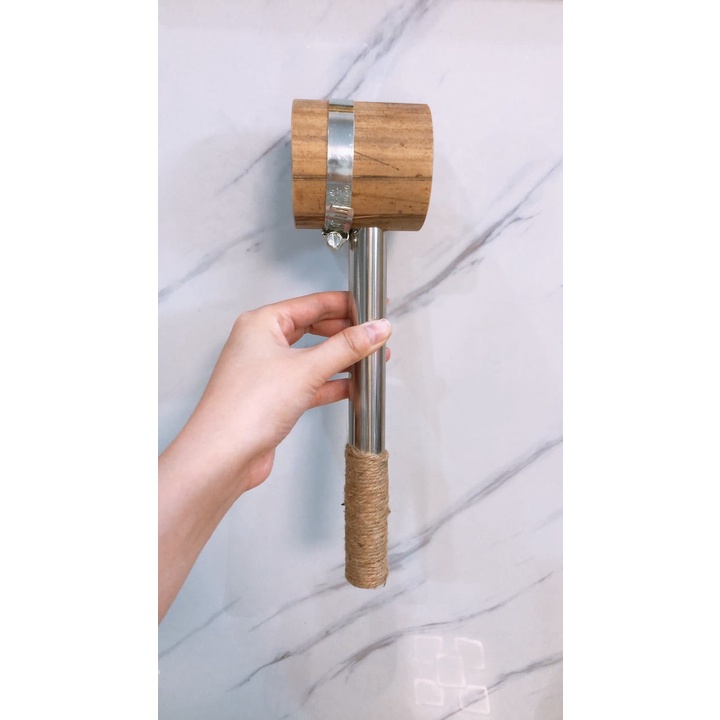 Ống tự hơ ngải bằng tre có lưới lót an toàn